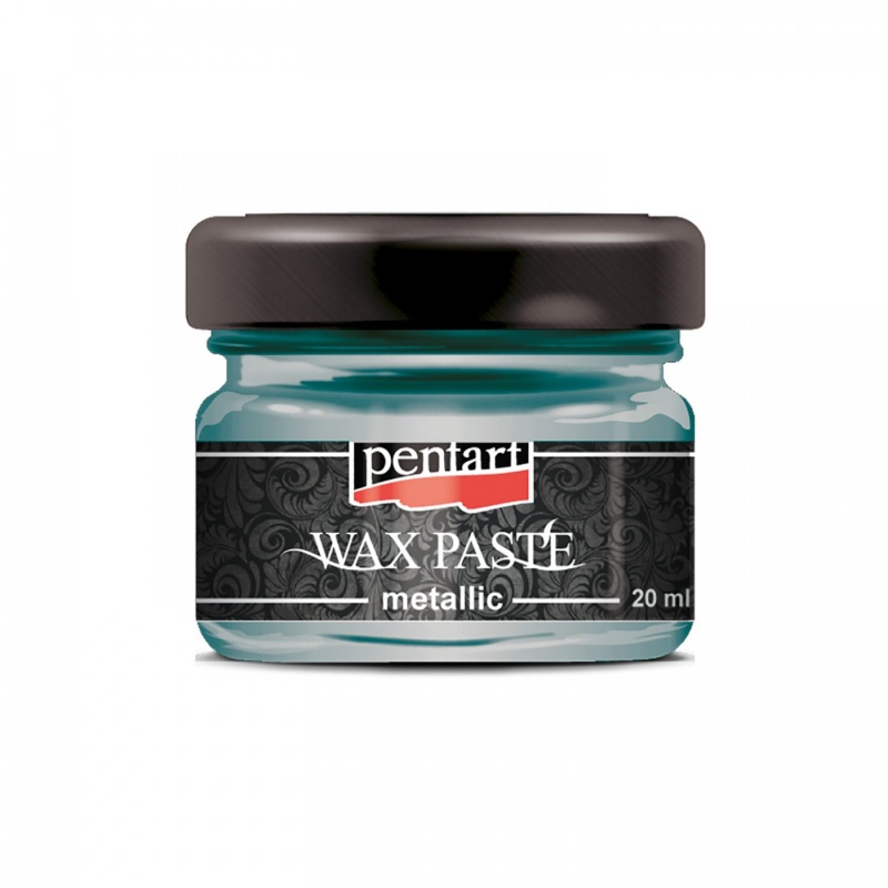 Vosková pasta (Wax paste - metallic) so základom včelieho vosku a pomarančového oleja vytvorí na povrchu silný, kovový trblietavý efekt. Dajú sa použ