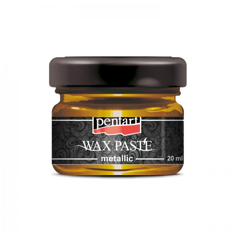 Vosková pasta (Wax paste - metal) so základom včelieho vosku a pomarančového oleja vytvorí na povrchu silný, kovový trblietavý efekt. Dajú sa použiť