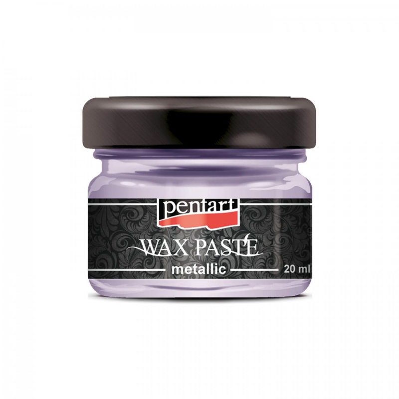 Vosková pasta (Wax paste - metal) so základom včelieho vosku a pomarančového oleja vytvorí na povrchu silný, kovový trblietavý efekt. Dajú sa použiť