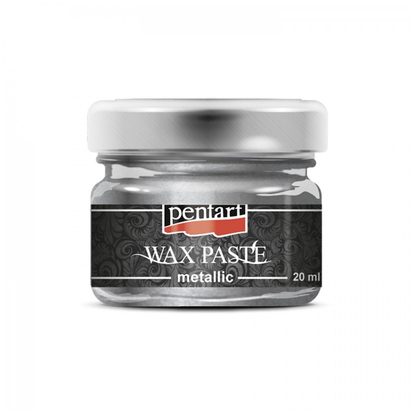 Vosková pasta (Wax paste - metal) so základom včelieho vosku a pomarančového oleja vytvorí na povrchu silný, kovový trblietavý efekt. Dajú sa použiť