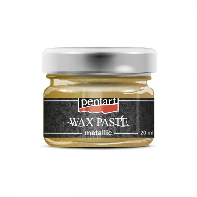 Vosková pasta (Wax paste - metal) so základom včelieho vosku a pomarančového oleja vytvorí na povrchu silný, kovový trblietavý efekt. Dajú sa použiť