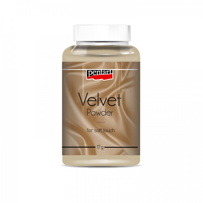 Velvet powder je zamatový prášok, ktorý vytvára zamatový povrch. Dá sa jednoducho "fúknuť" cez hrot na ešte mokrú farbu, alebo lepiaci povrch. Odpor
