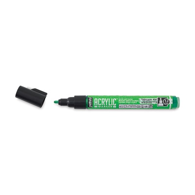 ACRYLIC MARKER 1,2 mm, 54 Glitter green