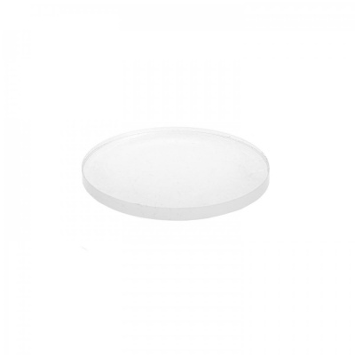 Akrylový blok, priehľadný, kruh priemer 4 cm