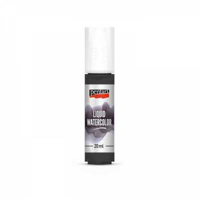 Akvarelová farba v tube, 20 ml, čierna
