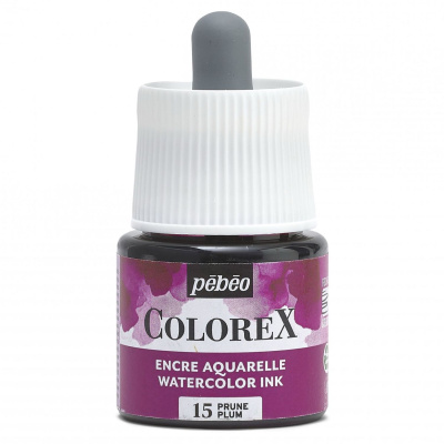 Akvarelový atrament COLOREX, plum 45 ml