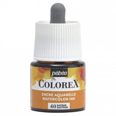 Akvarelový atrament COLOREX, saffron 45 ml