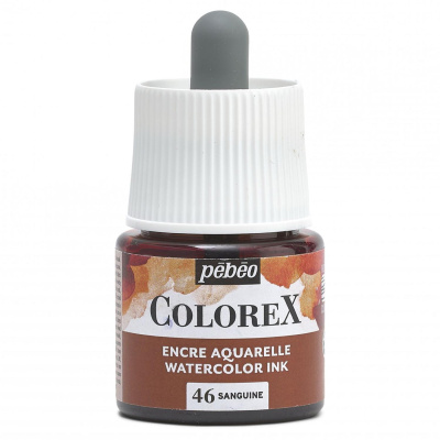 Akvarelový atrament COLOREX, sanguine 45 ml