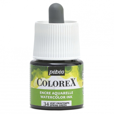 Akvarelový atrament COLOREX, spring green 45 ml