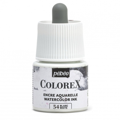 Akvarelový atrament COLOREX, white 45 ml