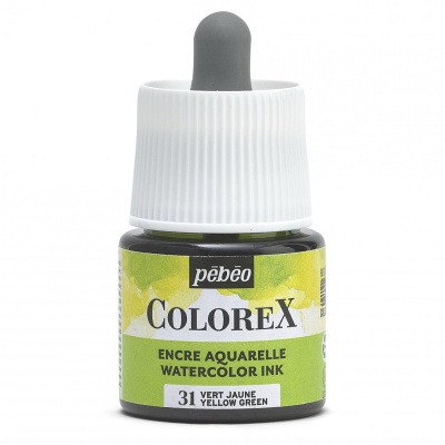 Akvarelový atrament COLOREX, yellow green 45 ml