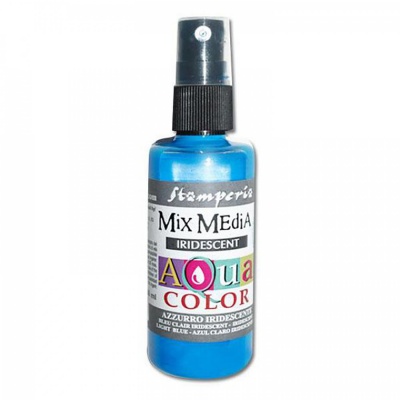 Aquacolor sprej, 60 ml, Iridescent light blue