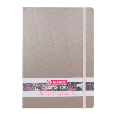 Art book, Art Creation, blok na skicovanie, 21 x 30 cm, pink champagne