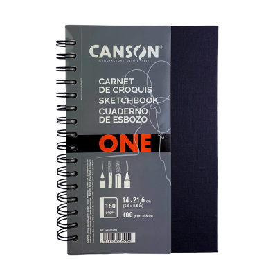 Art Book, CANSON ONE skicár, 100g/m2, 160 listov, 14 x 21,6 cm