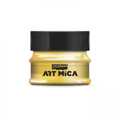 Art Mica, práškový pigment 9 g, trblietavá zlatá