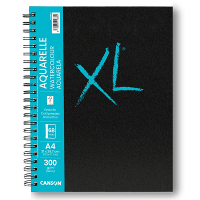 Artbook skicár CANSON Aquarelle CP, A4, 300g, 68 listov