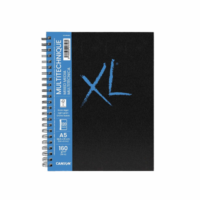 Artbook skicár CANSON Mixed Media CP, A5, 160g, 60 listov