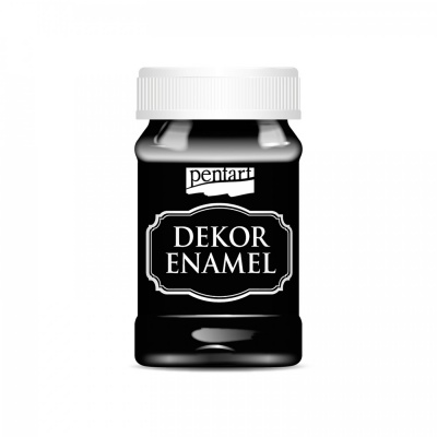 Dekor Enamel 100 ml, čierna