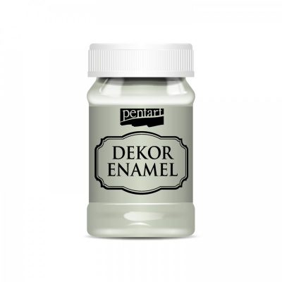 Dekor Enamel 100 ml, lišajníkovozelená