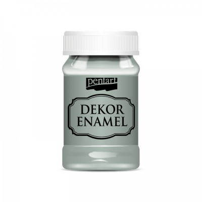 Dekor Enamel 100 ml, olivovozelená