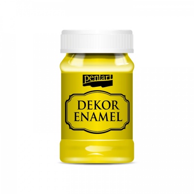 Dekor Enamel 100 ml, žltá