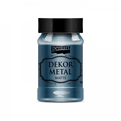 Dekor Metal matná 100 ml, oxford modrá