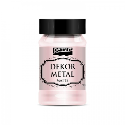 Dekor Metal matná 100 ml, ružová zlatá