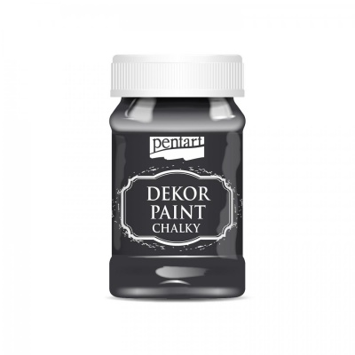 Dekor Paint Soft 100 ml, čierna