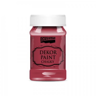 Dekor Paint Soft 100 ml, kardinálska červená