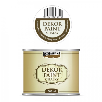 Dekor Paint Soft 500 ml, krémová biela