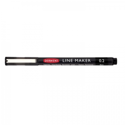 Derwent Graphik Line Maker, Black, 0.2