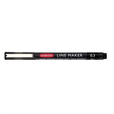 Derwent Graphik Line Maker, Black, 0.3