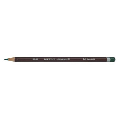 Derwent, Pastelka COLOURSOFT, C410 Dark Green