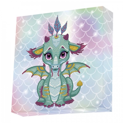 Diamond dotz, Baby dragon, box, 22 x 22 cm