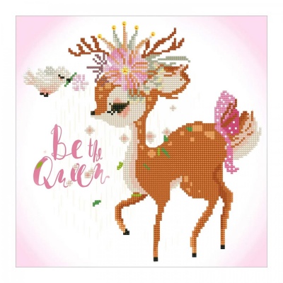 Diamond dotz, Be The Queen, 35 x 35 cm