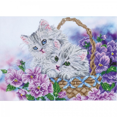 Diamond dotz, Kitty basket, 52 x 38 cm