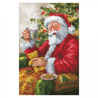 Diamond dotz, Santa’s Cuppa, 60 x 88 cm