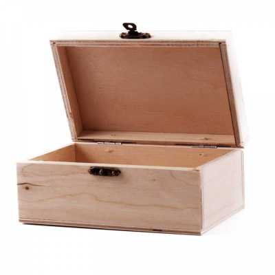 Drevená krabička, 15 x 9,5 x 6,5 cm