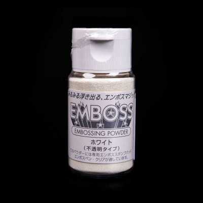 Embosovací prášok, 30 ml, biely