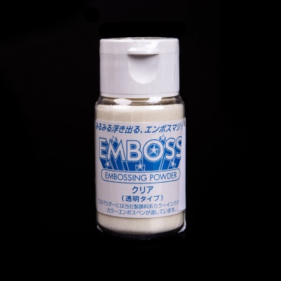 Embosovací prášok, 30 ml, priehľadný