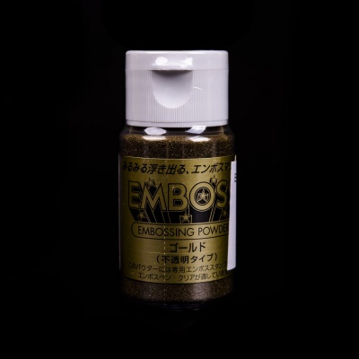 Embosovací prášok, 30 ml, zlatý
