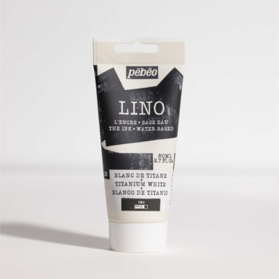Farba na linoryt PEBEO LINOCUT - titanium white, 80 ml