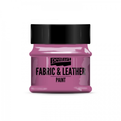 Farba na textil a kožu, 50 ml, magenta