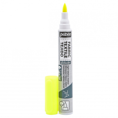 Fixka na svetlý textil 7A Flourescent Yellow, 1 mm brush