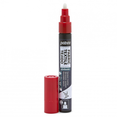 Fixka na textil 7A Red, 4 mm