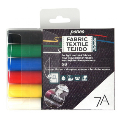 Fixka na textil 7A sada 6 ks CC, 4 mm