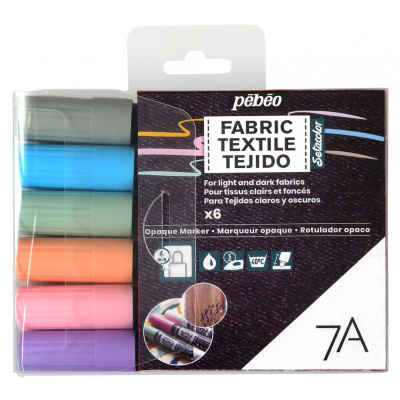 Fixka na textil 7A sada 6 ks PC, 4mm