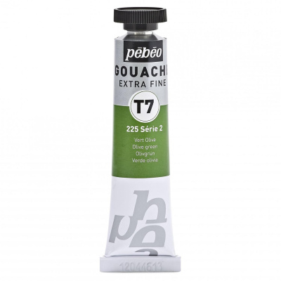 Gvaš T7 extra fine 20 ml, olive green