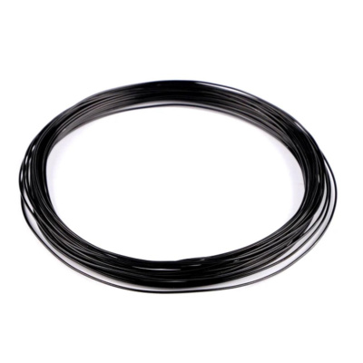 Hliníkový drôt, 1 mm, čierny, 10 m