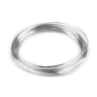 Hliníkový drôt, 1 mm, strieborný, 10 m